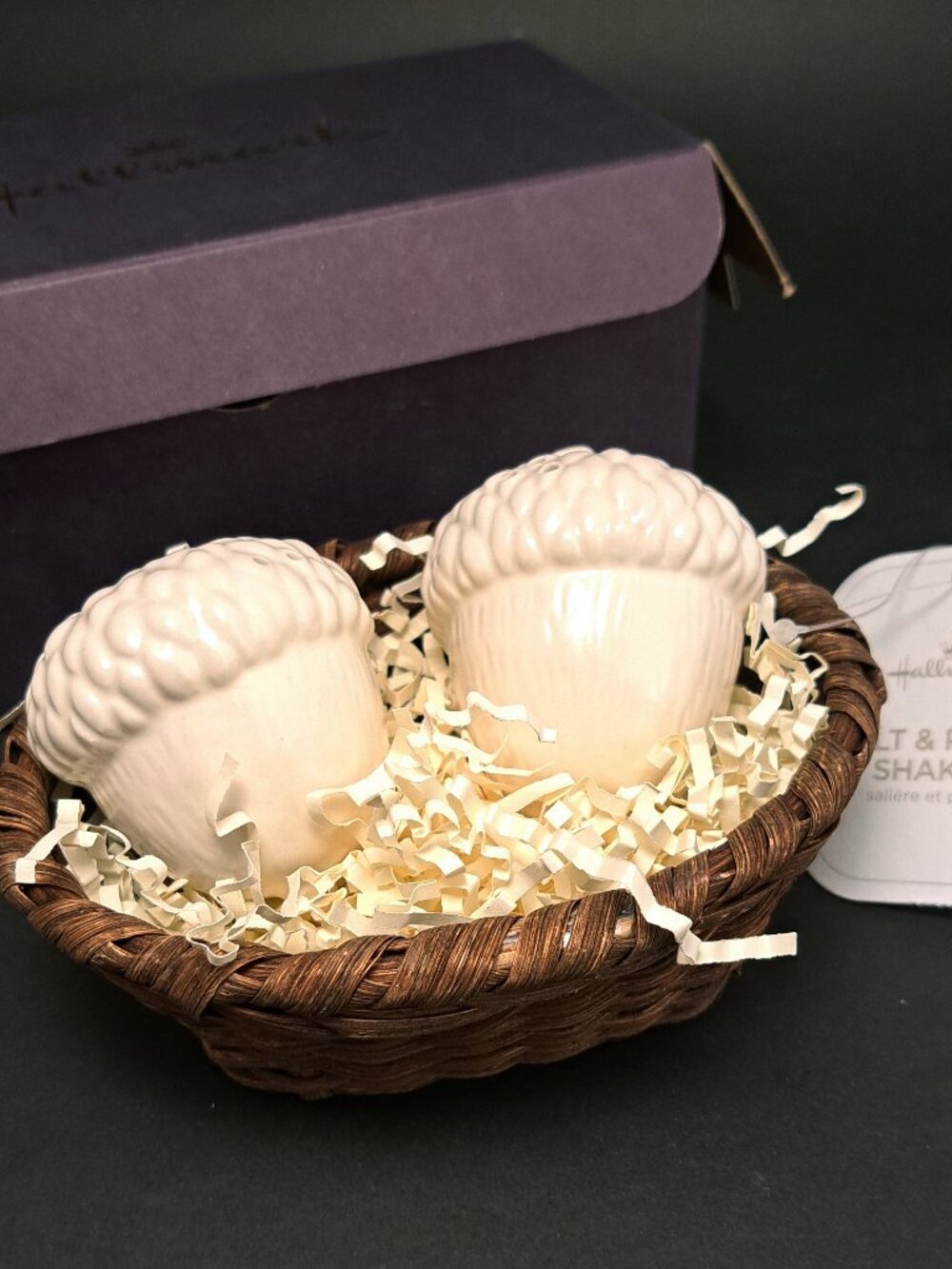Hallmark Acorn Salt & Pepper Shakers